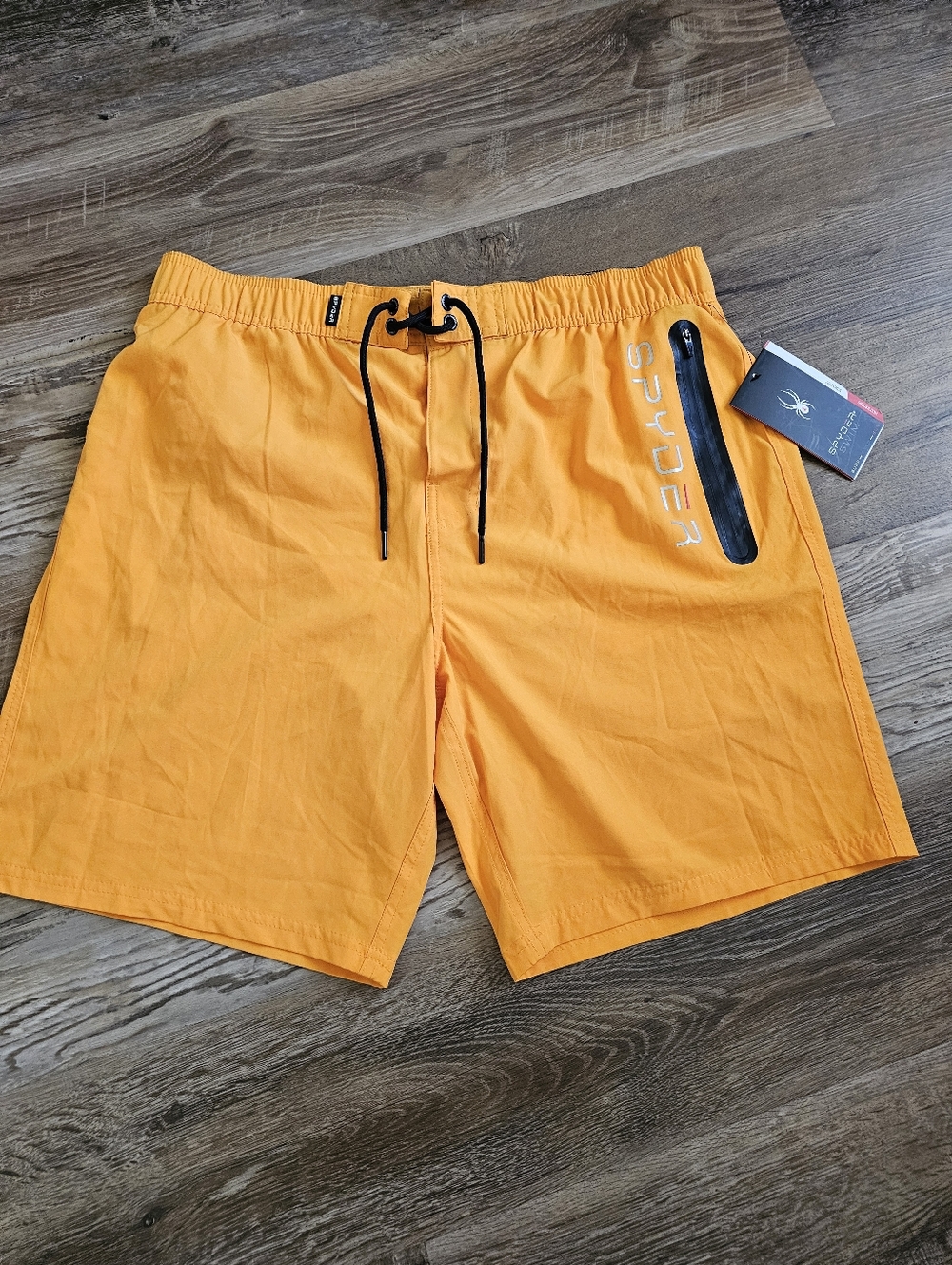 Spyder Swim Mens Orange Board Shorts Trunks UV Protection XXL S923004 NWT